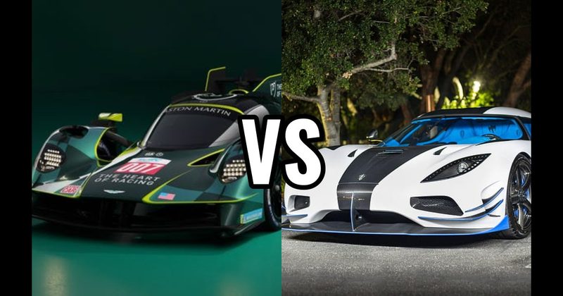 Aston Martin Valkyrie vs. Koenigsegg Agera R