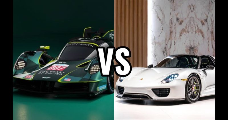 Aston Martin Valkyrie vs. Porsche 918 Spyder