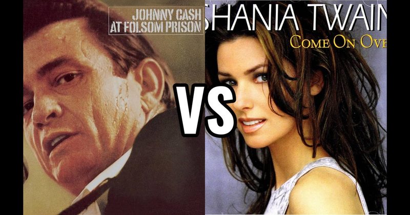 At Folsom Prison vs. Come On Over