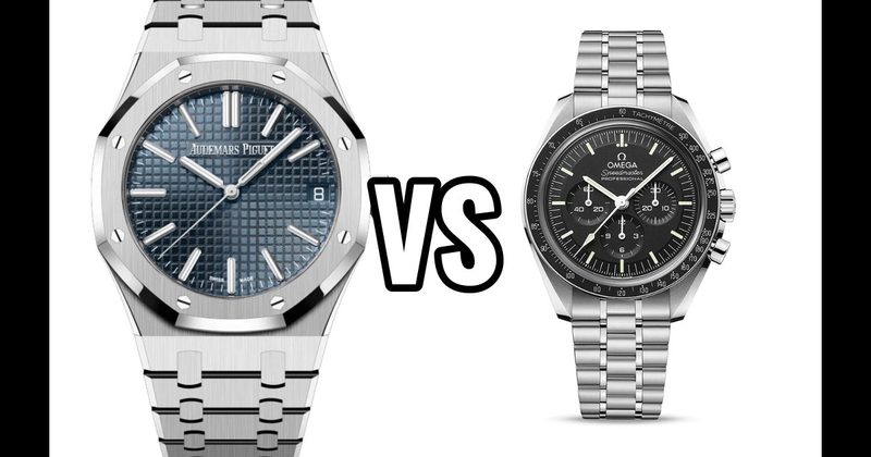 Audemars Piguet Royal Oak (M) vs. Omega Speedmaster Professional “Moonwatch”