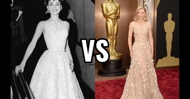 Audrey Hepburn (Givenchy) vs. Cate Blanchett (Armani Privé)
