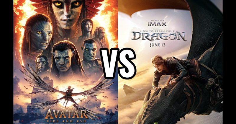 Avatar: Fire and Ash (2025) vs. How to Train Your Dragon (2025)