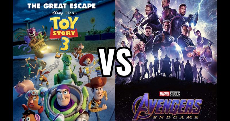 Avengers: Endgame (2019) vs. Toy Story 3 (2010)