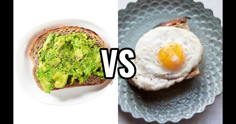 Avocado vs. Fried Eggs