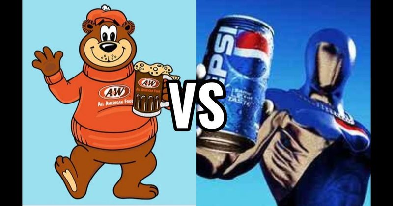 A&W Root Bear vs. Pepsi Man