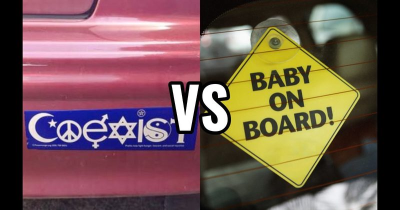 Baby on Board vs. Coexist