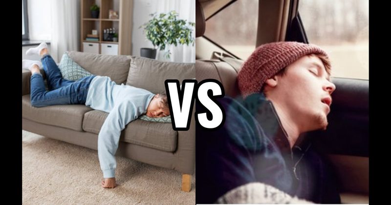 Backseat of a Car vs. Couch