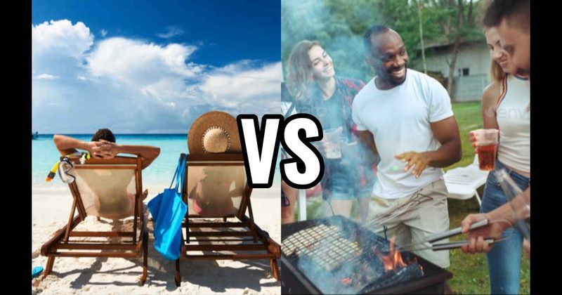 Backyard BBQ/Cookout vs. Beach Day