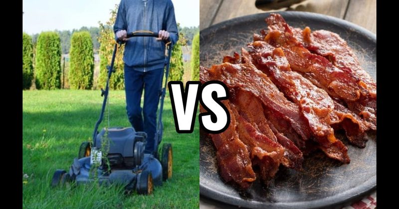 Bacon Cooking vs. Freshly Cut Grass