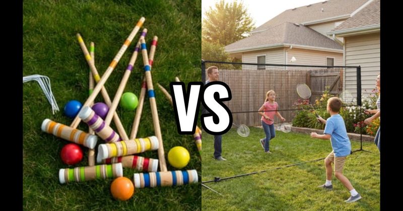 Badminton vs. Croquet