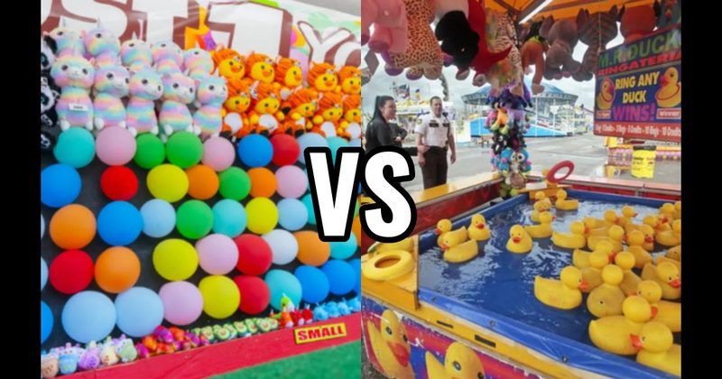 Balloon Darts vs. Duck Pond