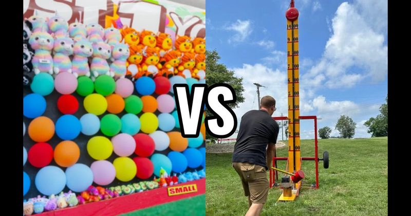 Balloon Darts vs. High Striker