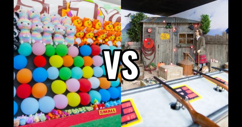 Balloon Darts vs. Shooting Gallery