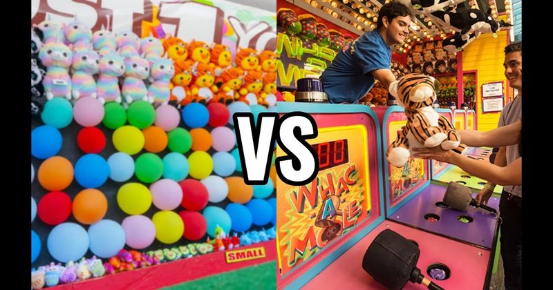 Balloon Darts vs. Whac-A-Mole