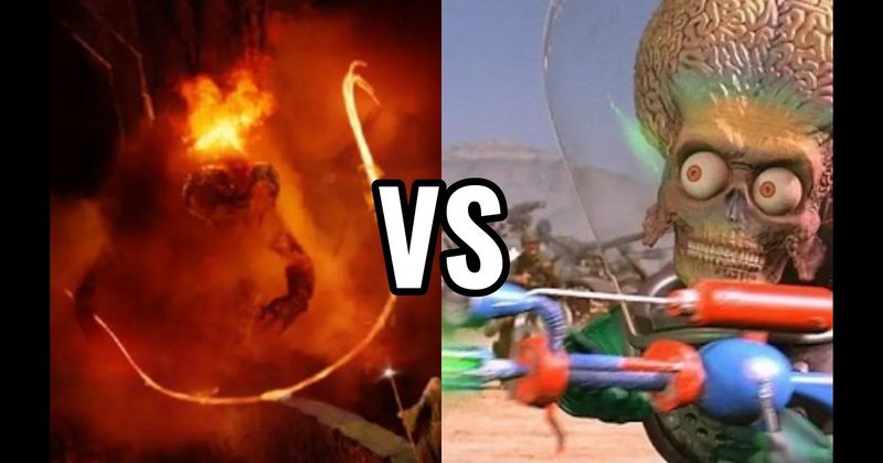 Balrog's Fire Whip (Fellowship of the Ring) vs. Martian Ray Gun (Mars Attacks!)