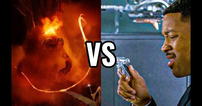 Balrog's Fire Whip (Fellowship of the Ring) vs. Noisy Cricket (Men in Black)