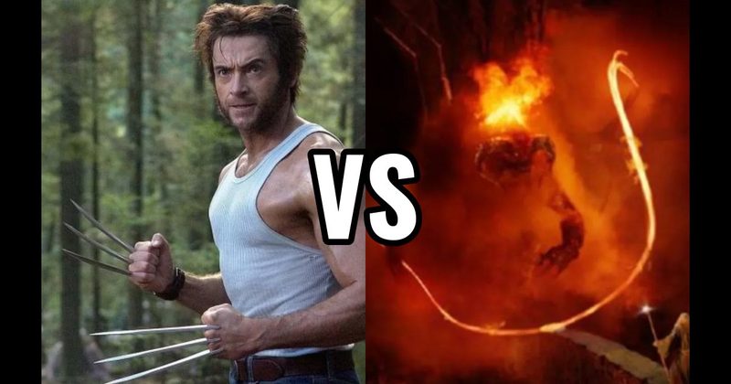 Balrog's Fire Whip (Fellowship of the Ring) vs. Wolverine's Claws (X-Men)