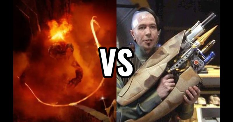 Balrog's Fire Whip (Fellowship of the Ring) vs. Zorg ZF-1 (Fifth Element)