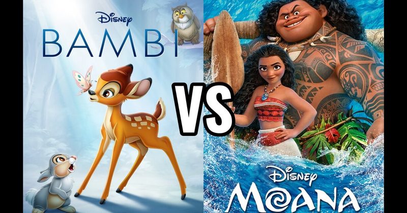 Bambi vs. Moana