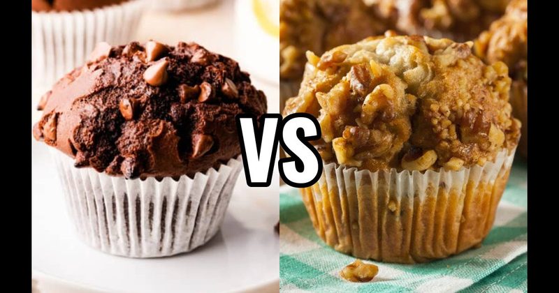 Banana Nut Muffin vs. Double Chocolate Muffin