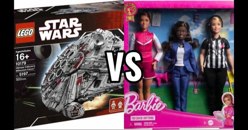 Barbie Dolls vs. LEGO Sets