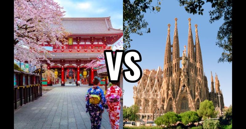 Barcelona, Spain vs. Tokyo, Japan