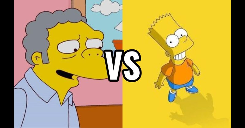 Bart Simpson vs. Moe Szyslak