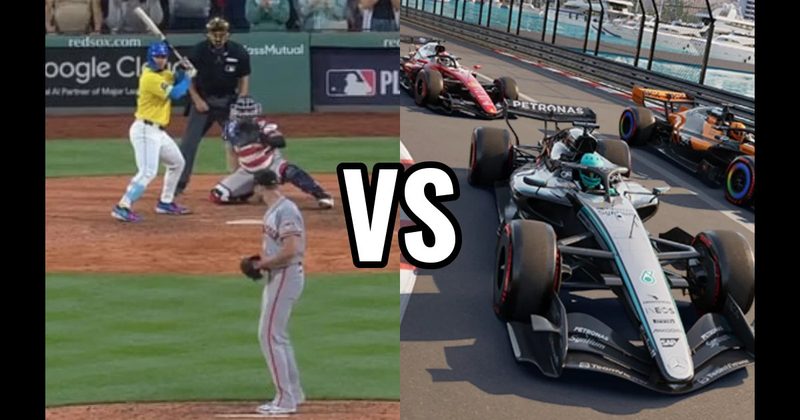 Baseball vs. Formula 1