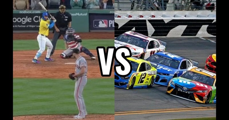 Baseball vs. NASCAR