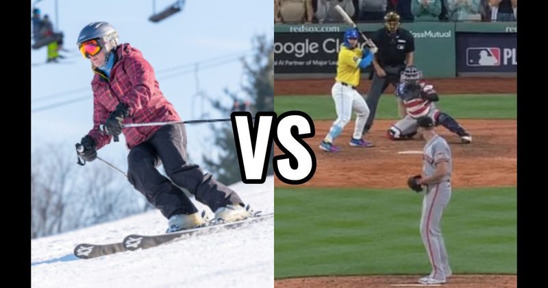 Baseball vs. Skiing