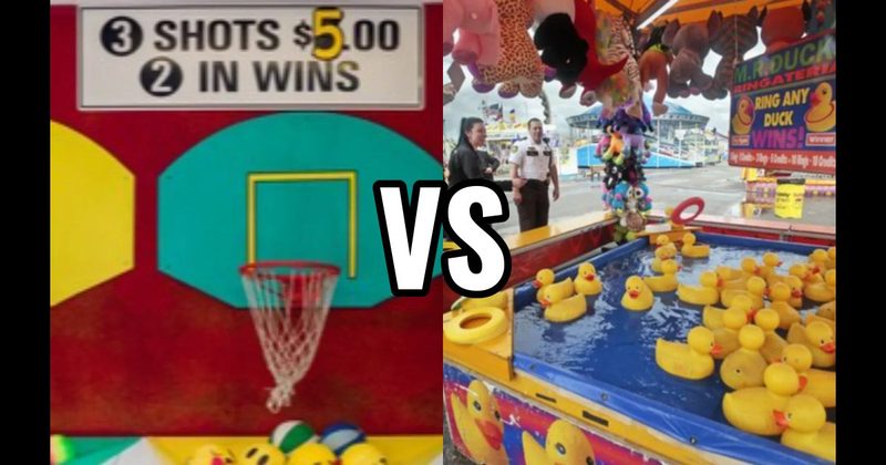 Basketball Toss vs. Duck Pond