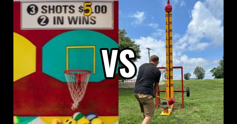 Basketball Toss vs. High Striker