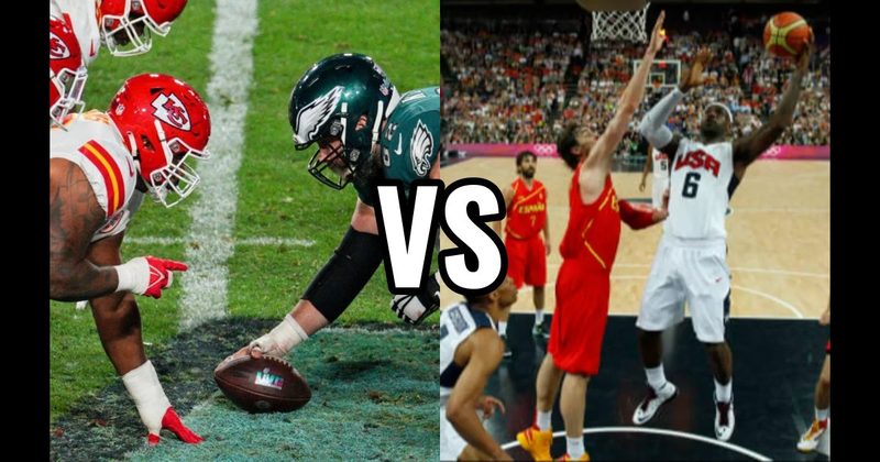 Basketball vs. Football