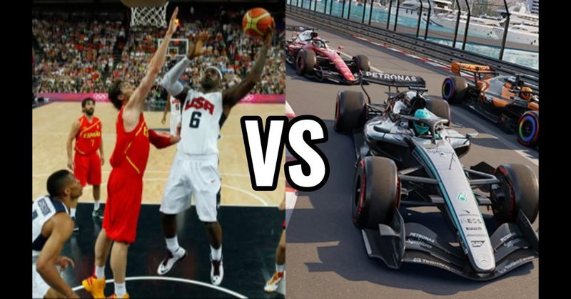Basketball vs. Formula 1