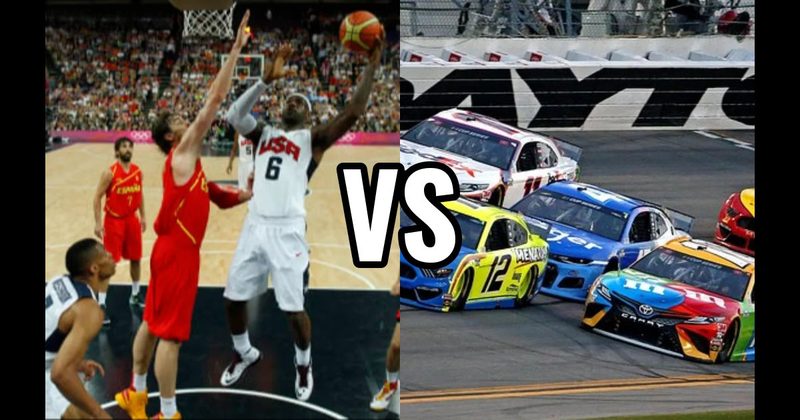 Basketball vs. NASCAR