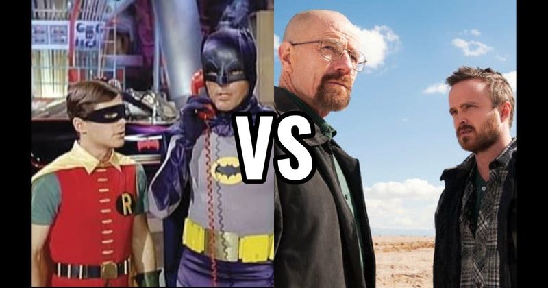 Batman & Robin (1960s series) vs. Walter White & Jesse Pinkman (Breaking Bad)