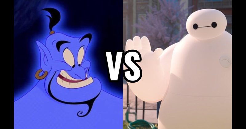 Baymax (Big Hero 6) vs. Genie (Aladdin)