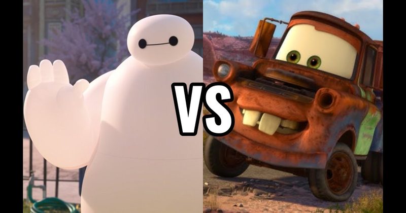 Baymax (Big Hero 6) vs. Mater (Cars)