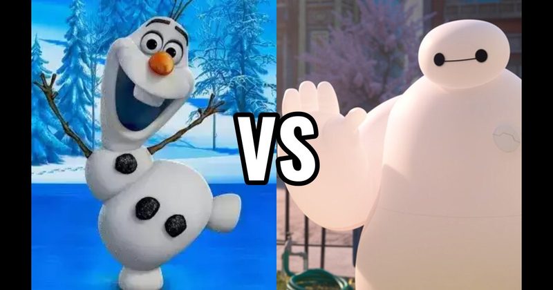 Baymax (Big Hero 6) vs. Olaf (Frozen)