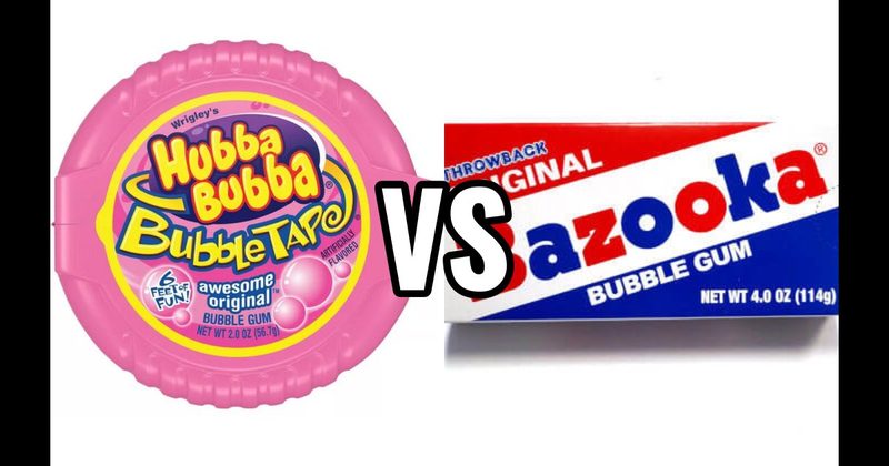 Bazooka vs. Bubble Tape