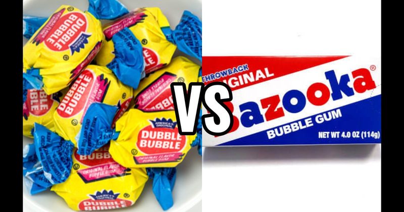 Bazooka vs. Double Bubble