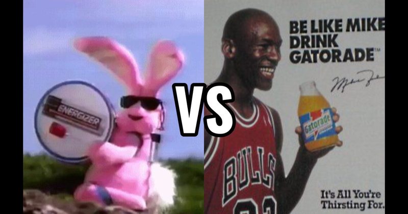 Energizer Bunny vs. “Be Like Mike” (Gatorade)