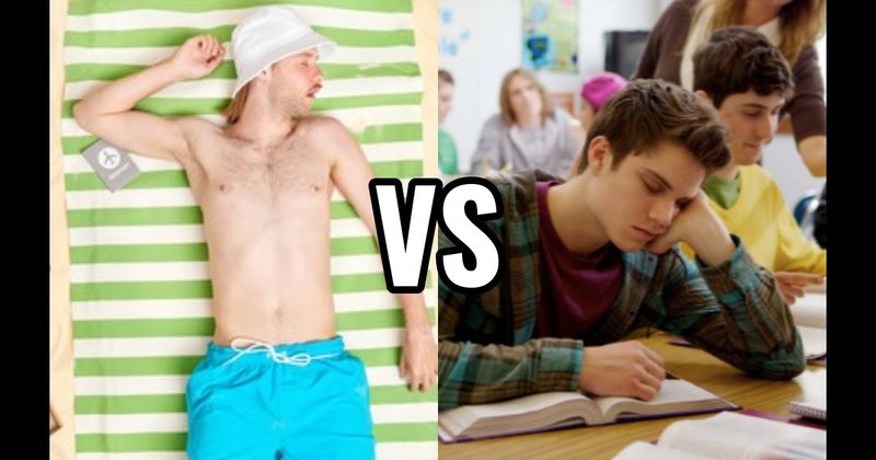 Beach Towel vs. In Class