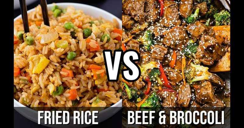 Beef & Broccoli vs. Fried Rice