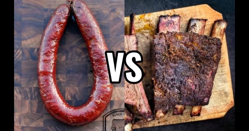 Beef Ribs vs. Smoked Sausage