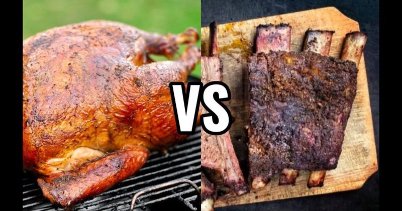 Beef Ribs vs. Smoked Turkey