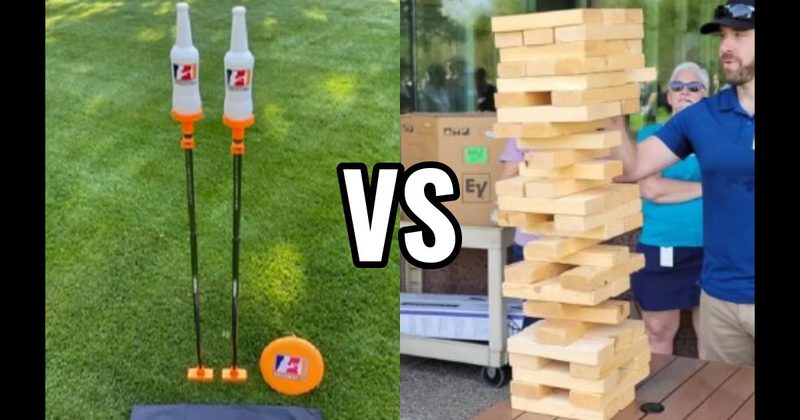 Beersbee vs. Giant Jenga