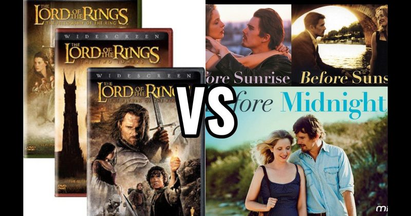 Before Trilogy vs. Lord of the Rings Trilogy