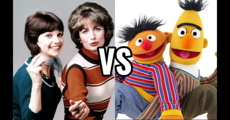 Bert & Ernie (Sesame Street) vs. Laverne & Shirley (Laverne & Shirley)