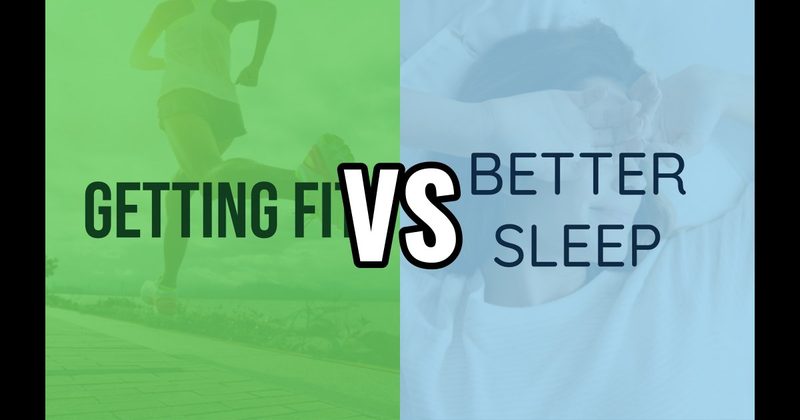 Better Sleep vs. Peak Fitness